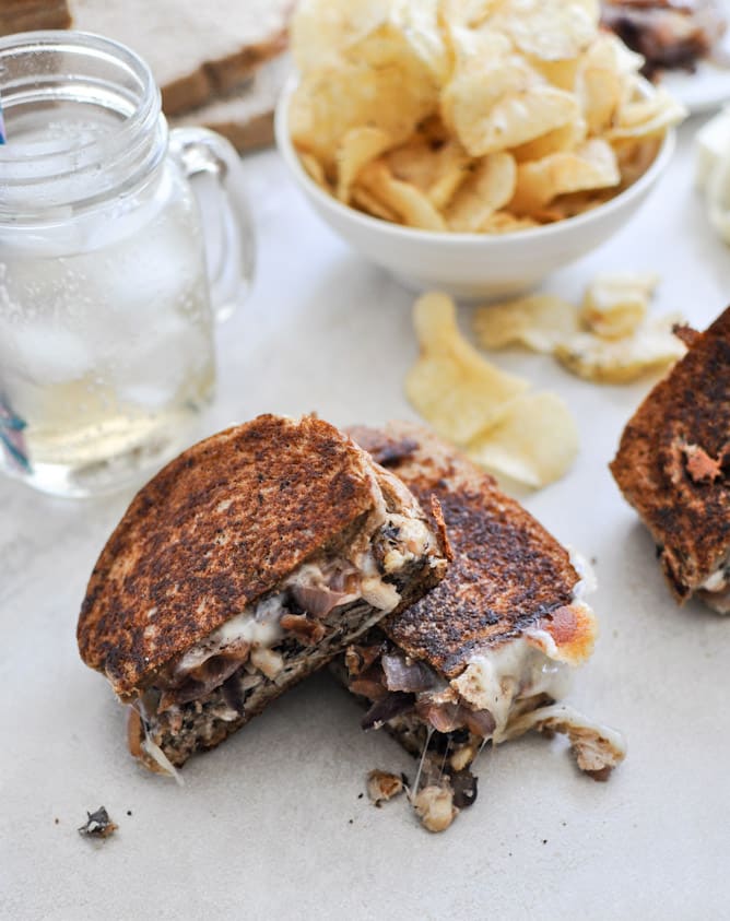 Double Bean Burger Patty Melts I howsweeteats.com Double Bean Burger Patty Melts I howsweeteats.com
