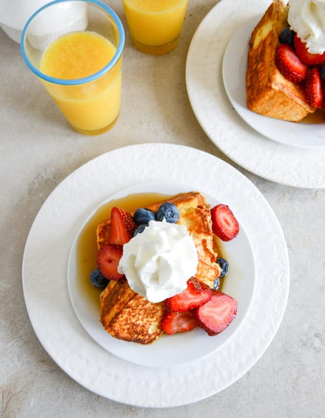 Angel Food French Toast I howsweeteats.com Angel Food French Toast I howsweeteats.com
