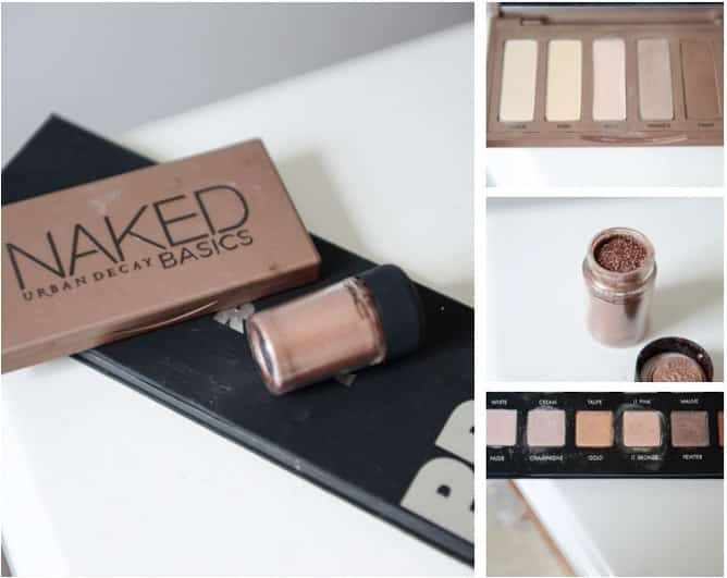Loral Pro Palette, Urban Decay Naked Basics Palette, MAC Pigment in Tan I howsweeteats.com Loral Pro Palette, Urban Decay Naked Basics Palette, MAC Pigment in Tan I howsweeteats.com