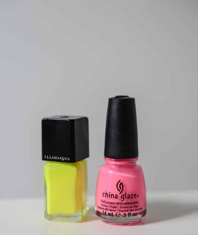 Illamasqua Rave and China Glaze Shocking Pink I howsweeteats.com Illamasqua Rave and China Glaze Shocking Pink I howsweeteats.com