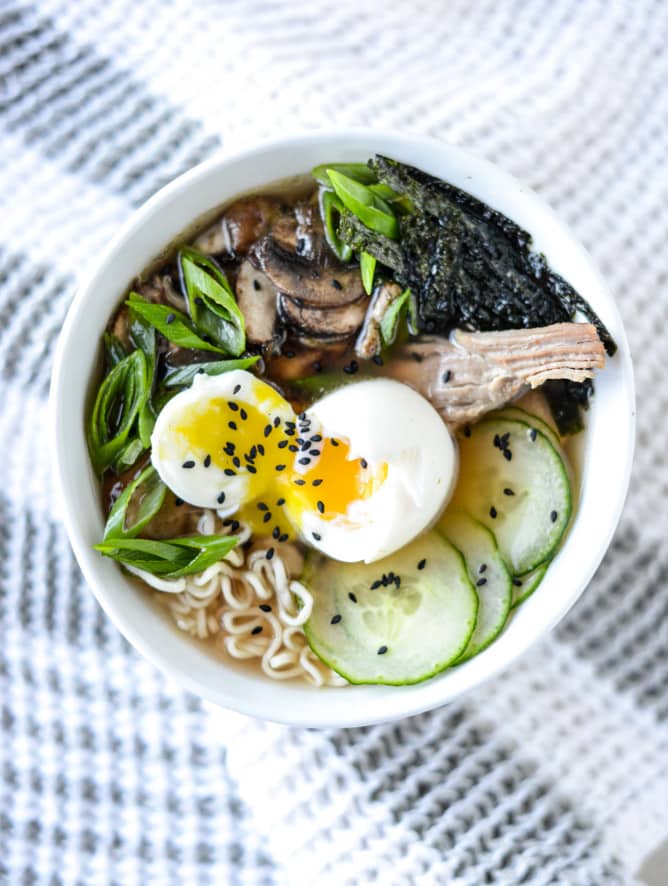 spicy homemade ramen I howsweeteats.com