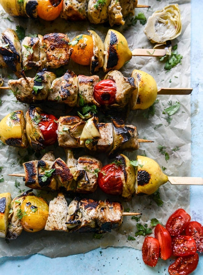 126 Lightened Up Meals for 2017. 18 weeks of Menu Planning! I howsweeteats.com