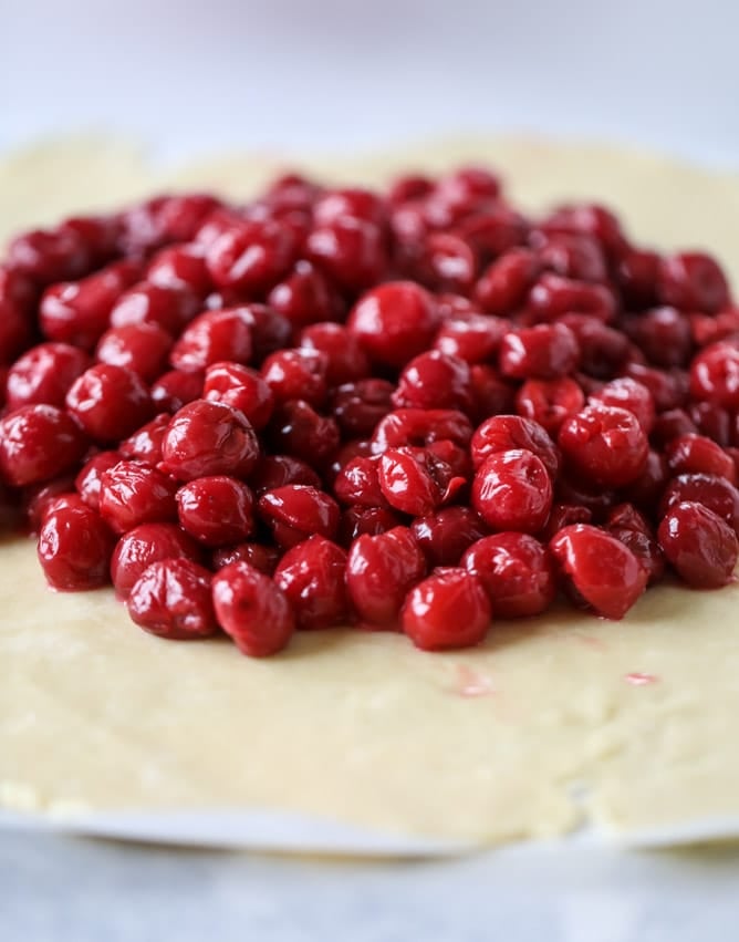 the best sour cherry galette I howsweeteats.com