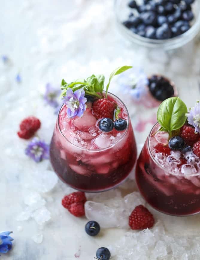 honey berry kombucha smash I howsweeteats.com