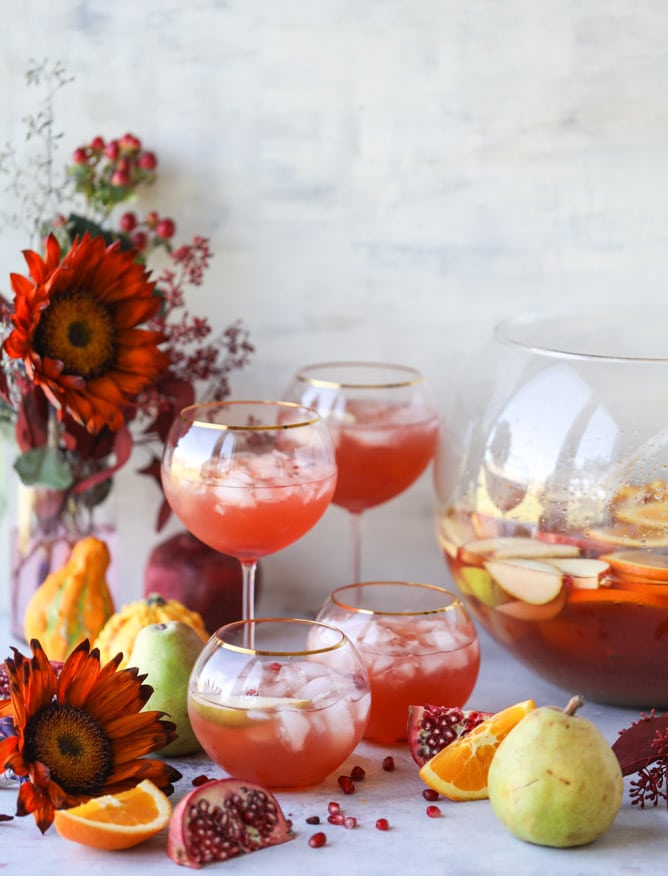thanksgiving party punch I howsweeteats.com