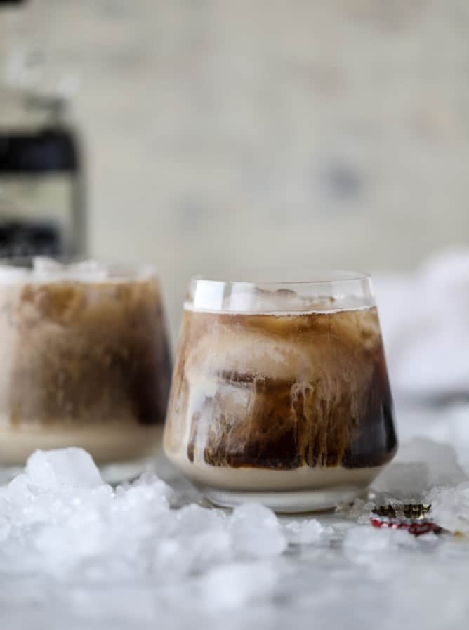 root beer rum creams I howsweeteats.com #rootbeer #cocktails #baileys #irishcream #rum