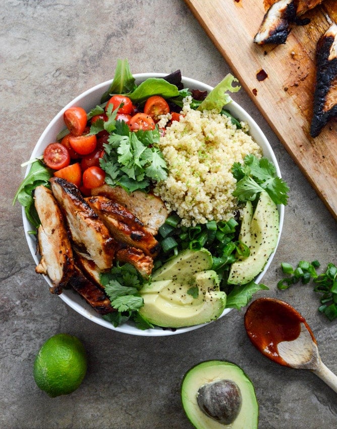 These are my top 45 favorite lunch ideas that make eating at work so much more delicious! These easy, mostly make-ahead and healthy lunch ideas are perfect to prep and plan for your week and a great way to stay on track for the new year. I howsweeteats.com #lunch #ideas