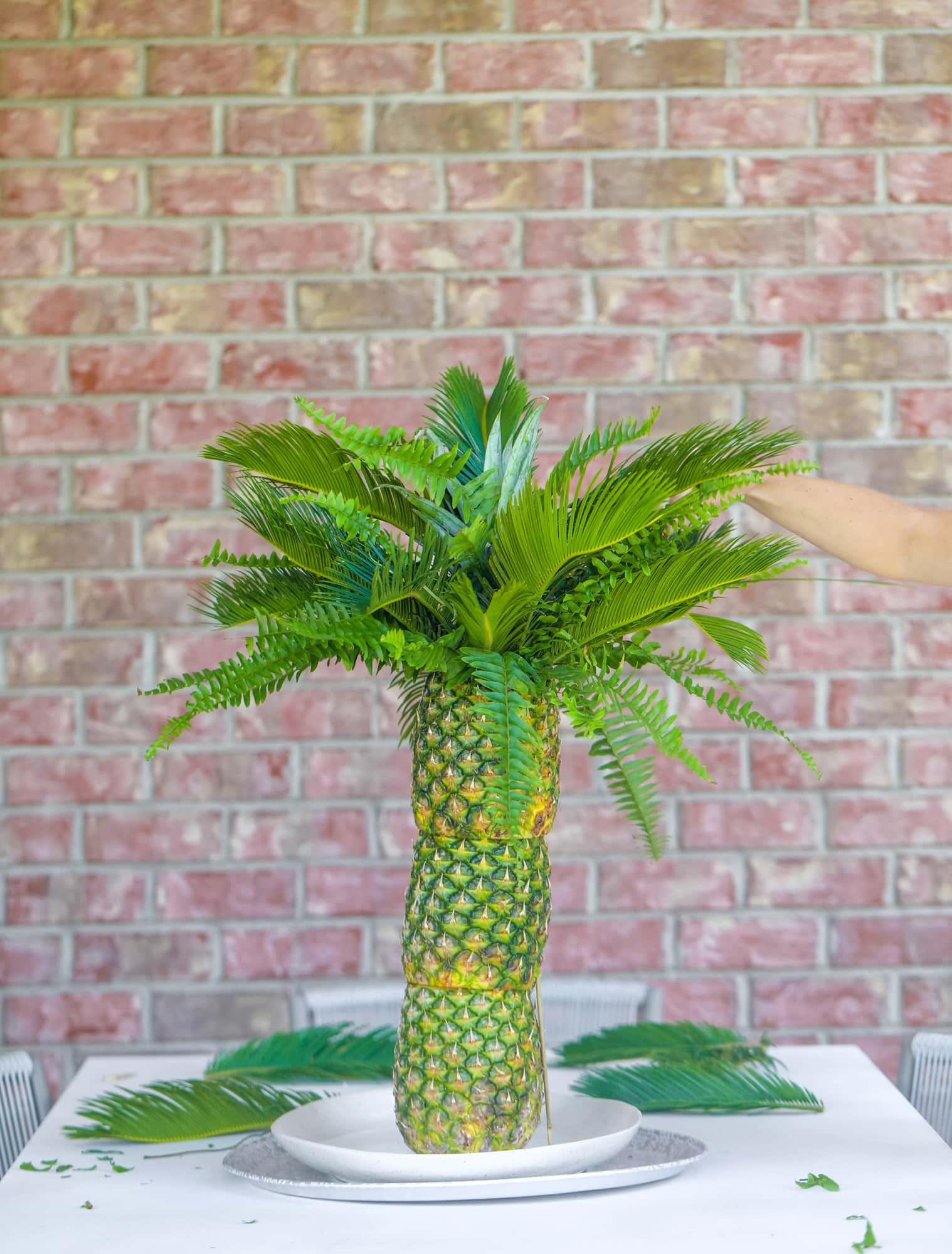 adding the ferns!