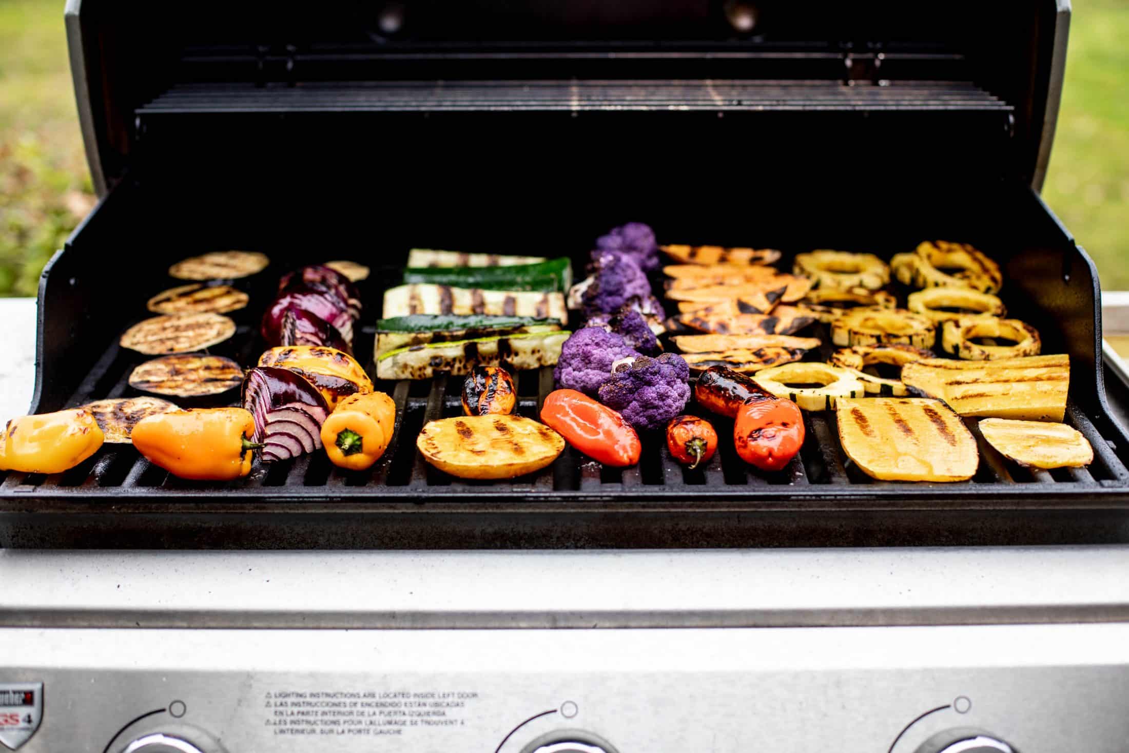 grilling vegetables