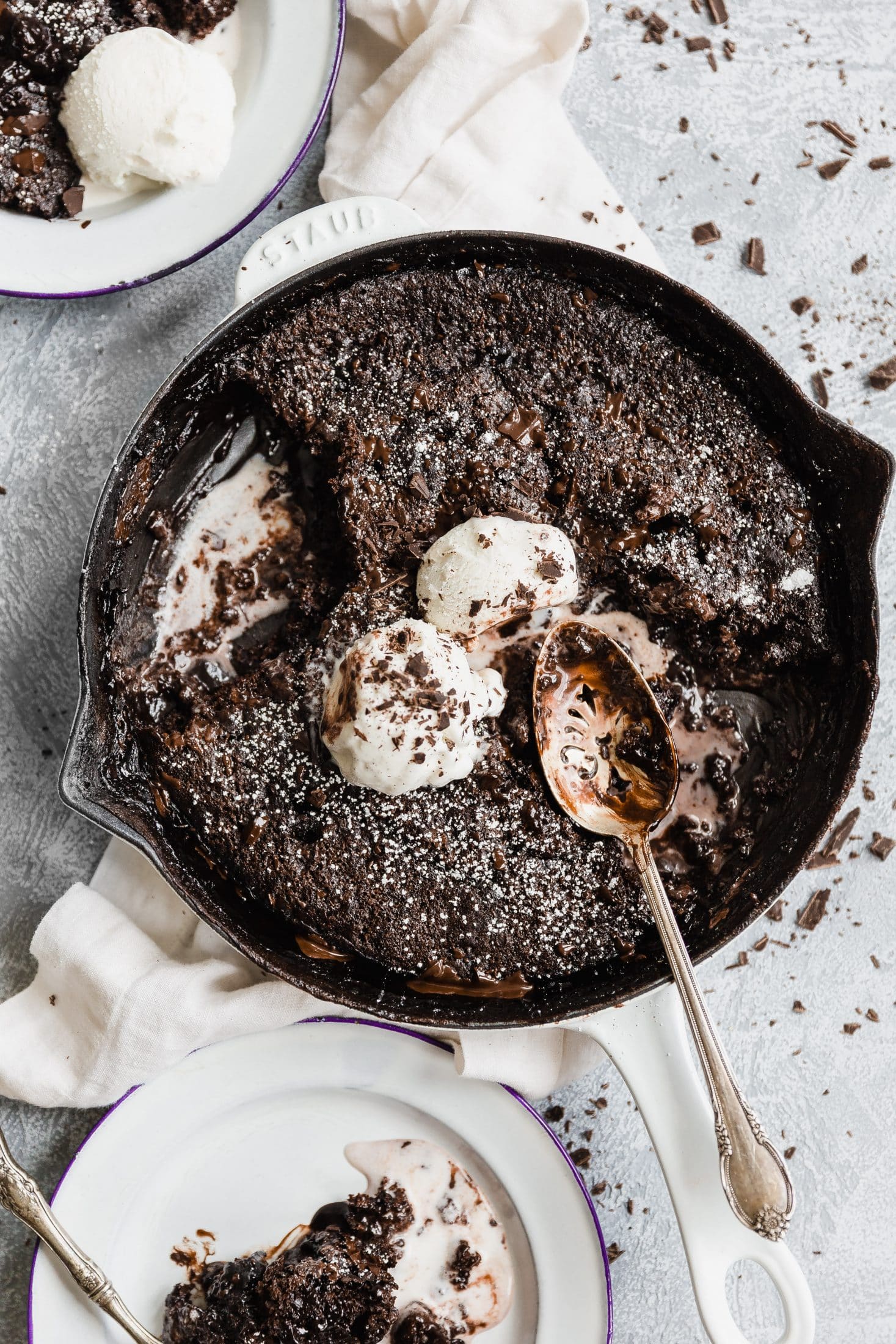 chocolate cobbler I howsweeteats.com 