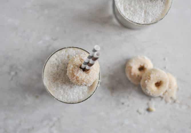Coffee and Donuts Milkshake I howsweeteats.com