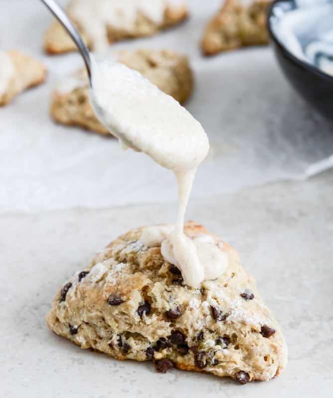 Banana Bread Scones I howsweeteats.com
