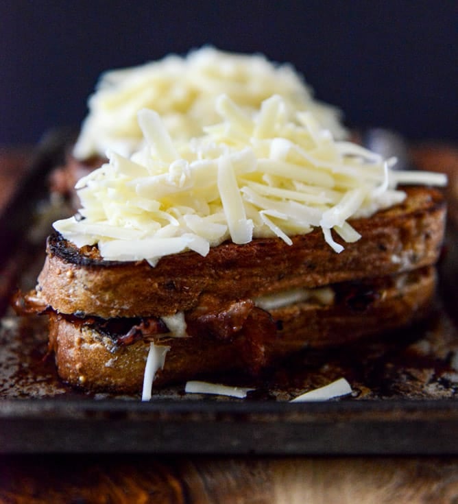 Croque Madame with Crispy Ham I howsweeteats.com