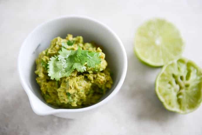 Chipotle Beer Shrimp Quesadillas with Spicy Guac I howsweeteats.com