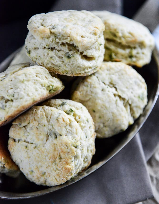 sage butter biscuits I howsweeteats.com