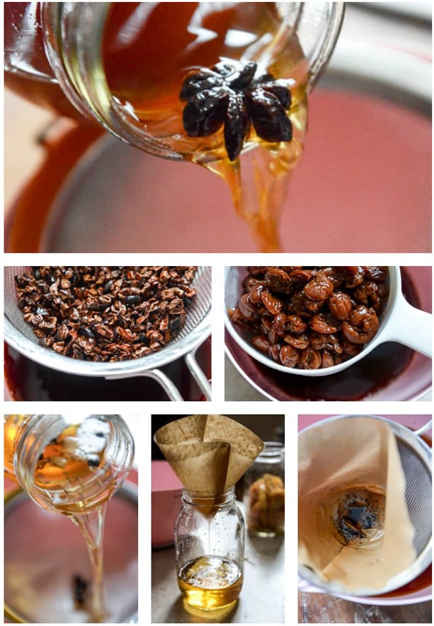 Homemade Cocktail Bitters: Cherry Vanilla, Chocolate, Grapefruit & Strawberry Ginger I howsweeteats.com