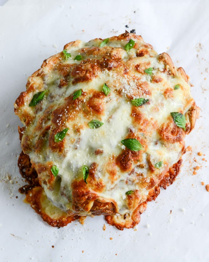 white pizza pull-apart bread I howsweeteats.com