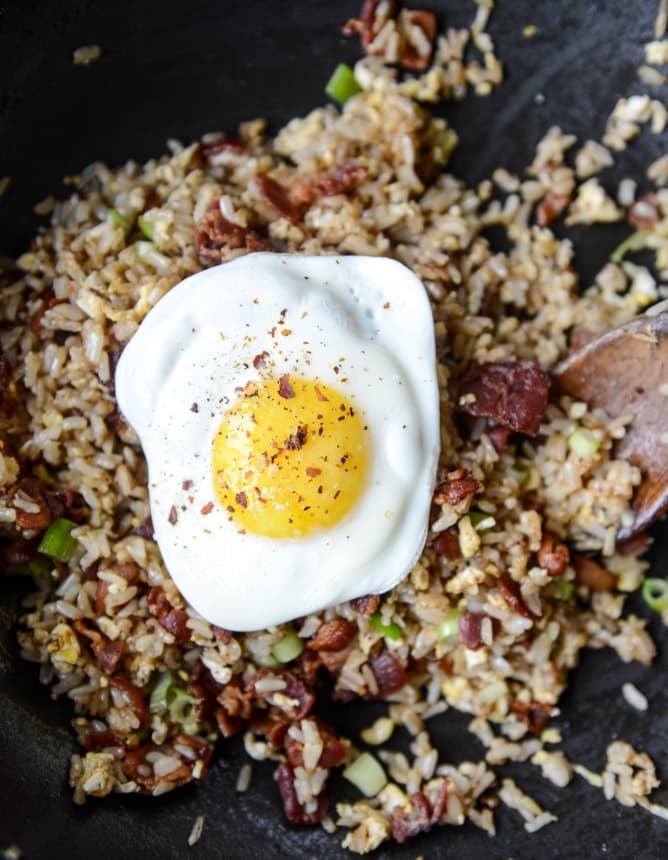 breakfast fried rice I howsweeteats.com