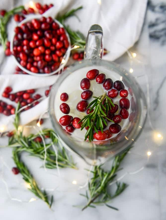 white christmas margarita punch I howsweeteats.com