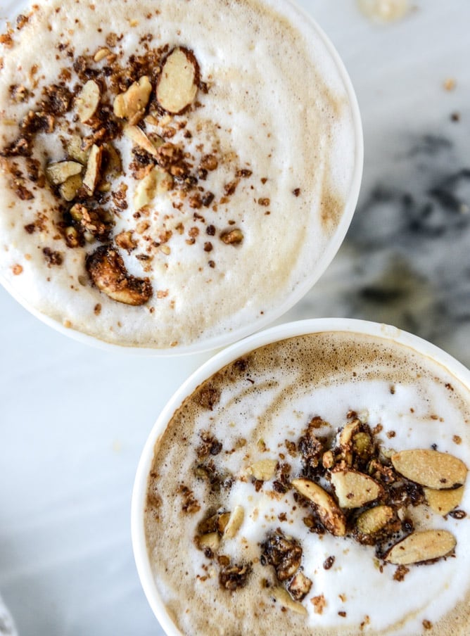 how to make an oatmeal latte I howsweeteats.com