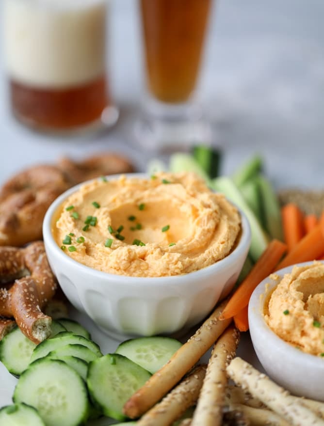 homemade pub cheese I howsweeteats.com