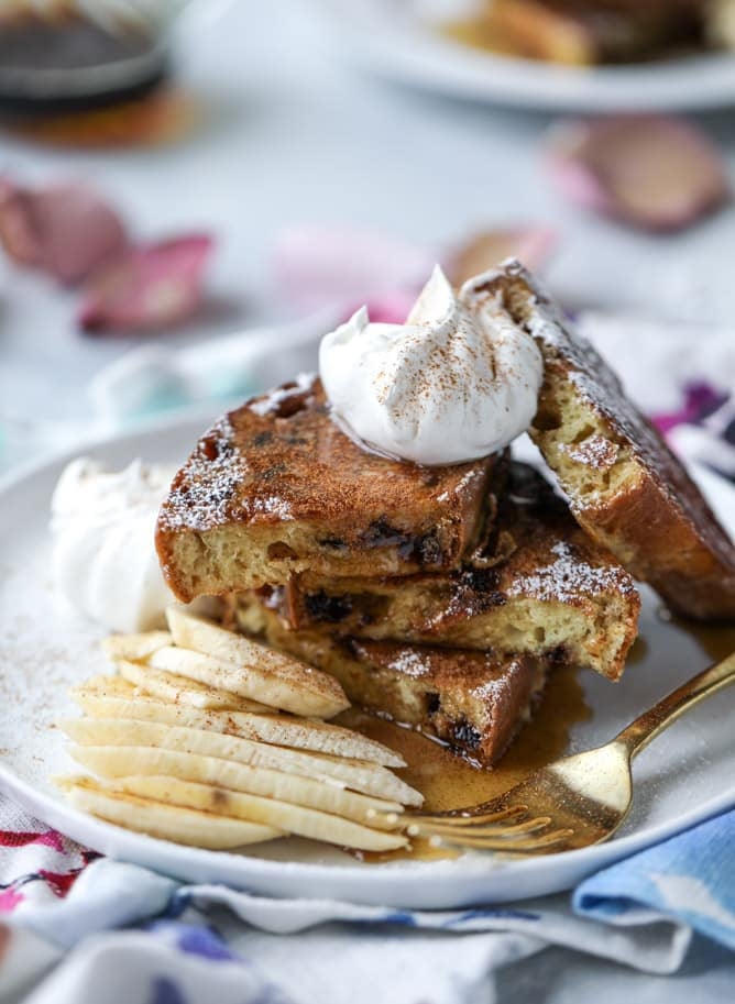 irish soda bread french toast I howsweeteats.com