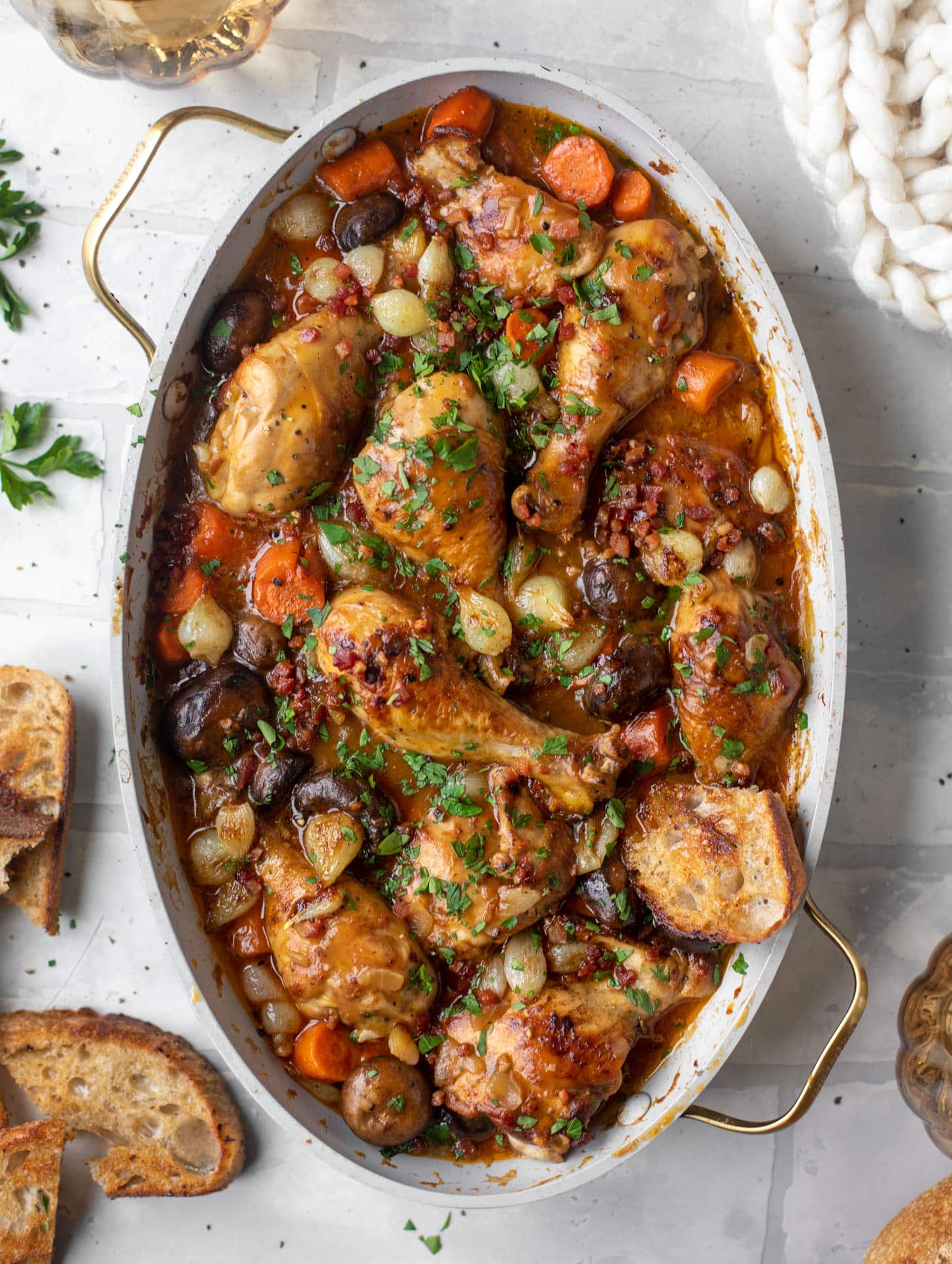 rosé coq au vin recipe