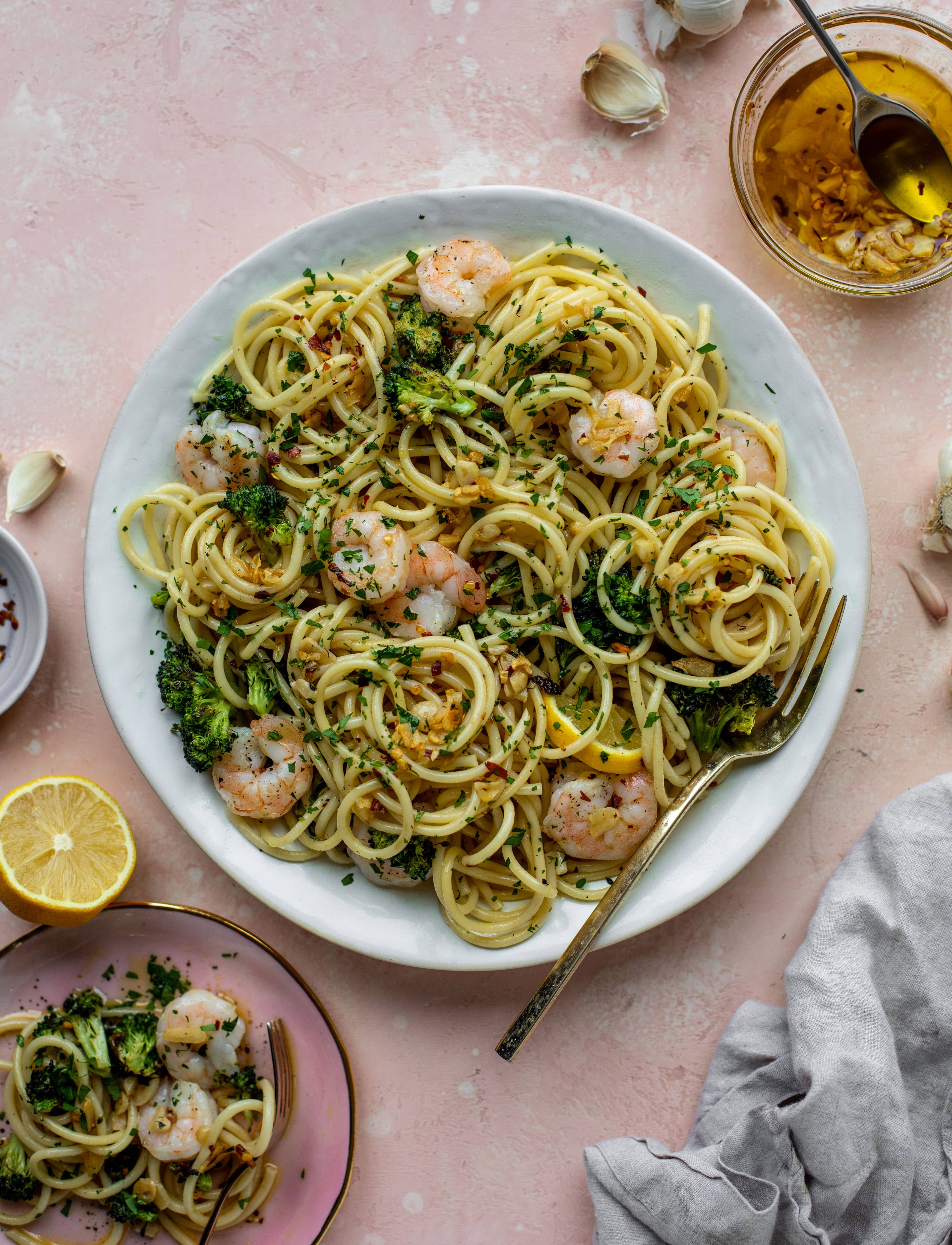 garlic sauce bucatini and 23 recipes for lent