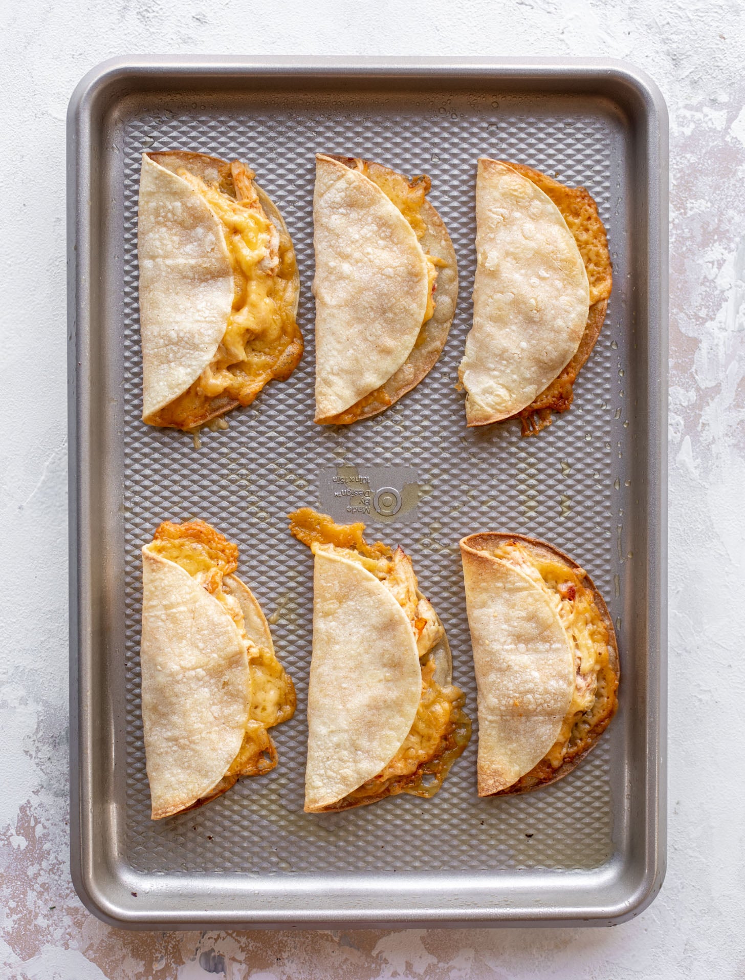 crispy baked salsa chicken tacos