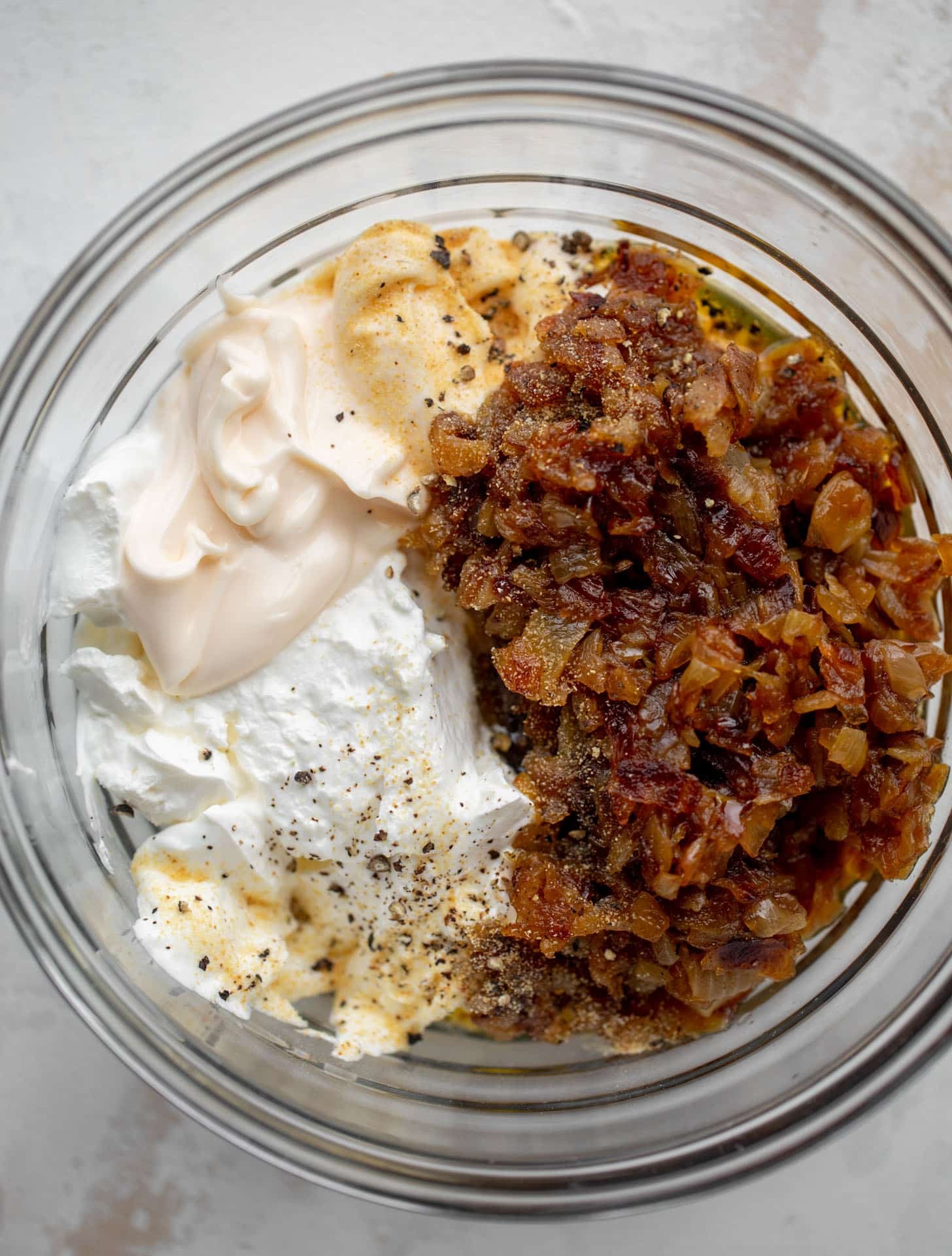 caramelized onion dip ingredients