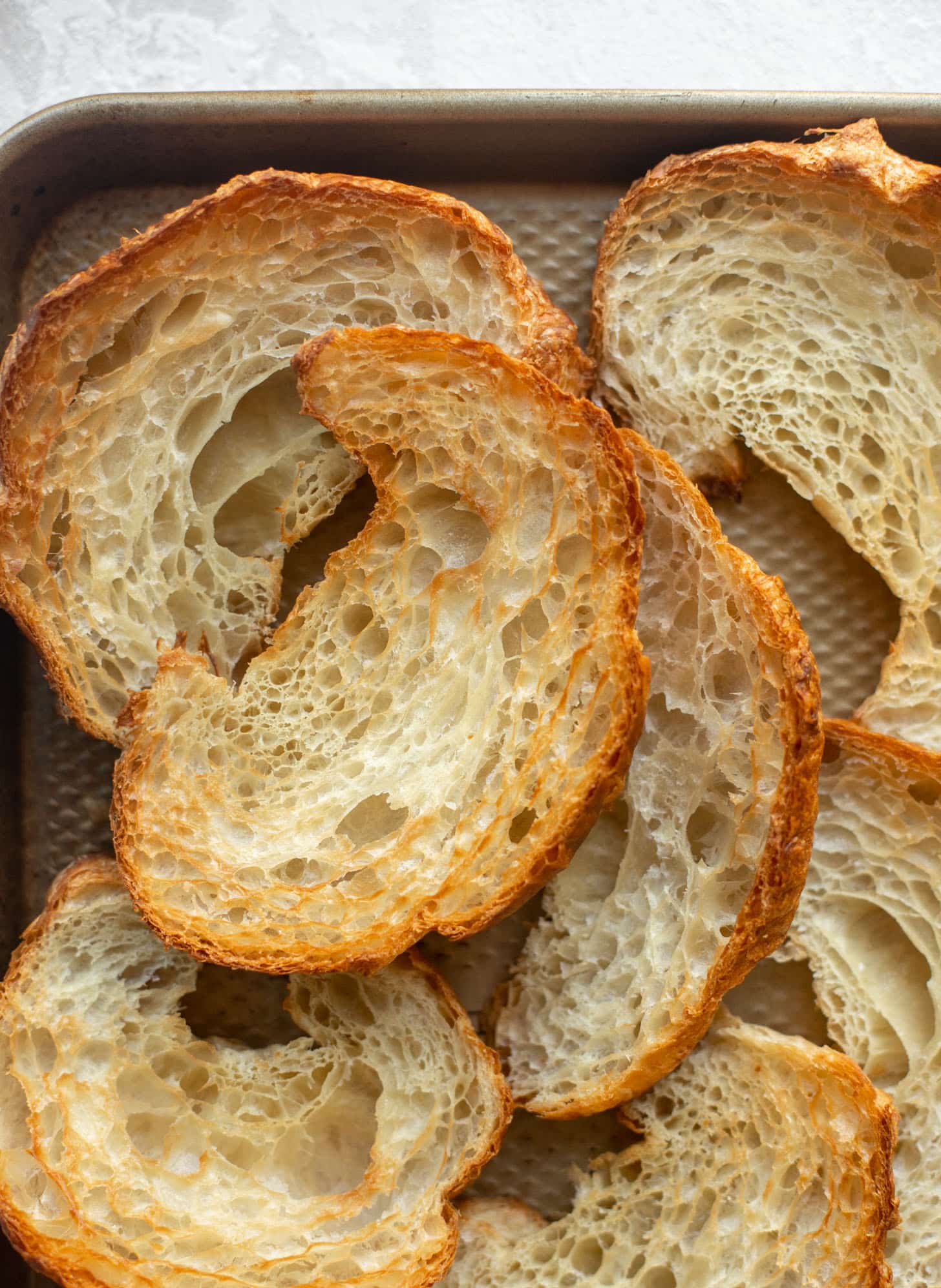 toasted croissants