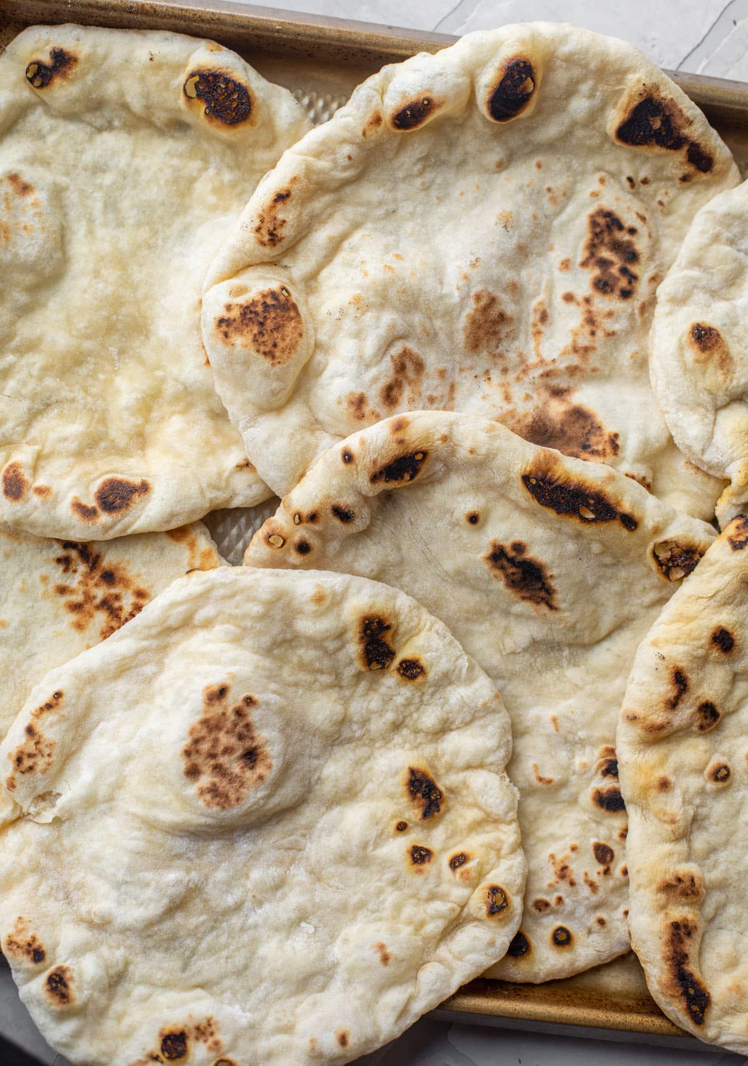 homemade pita bread