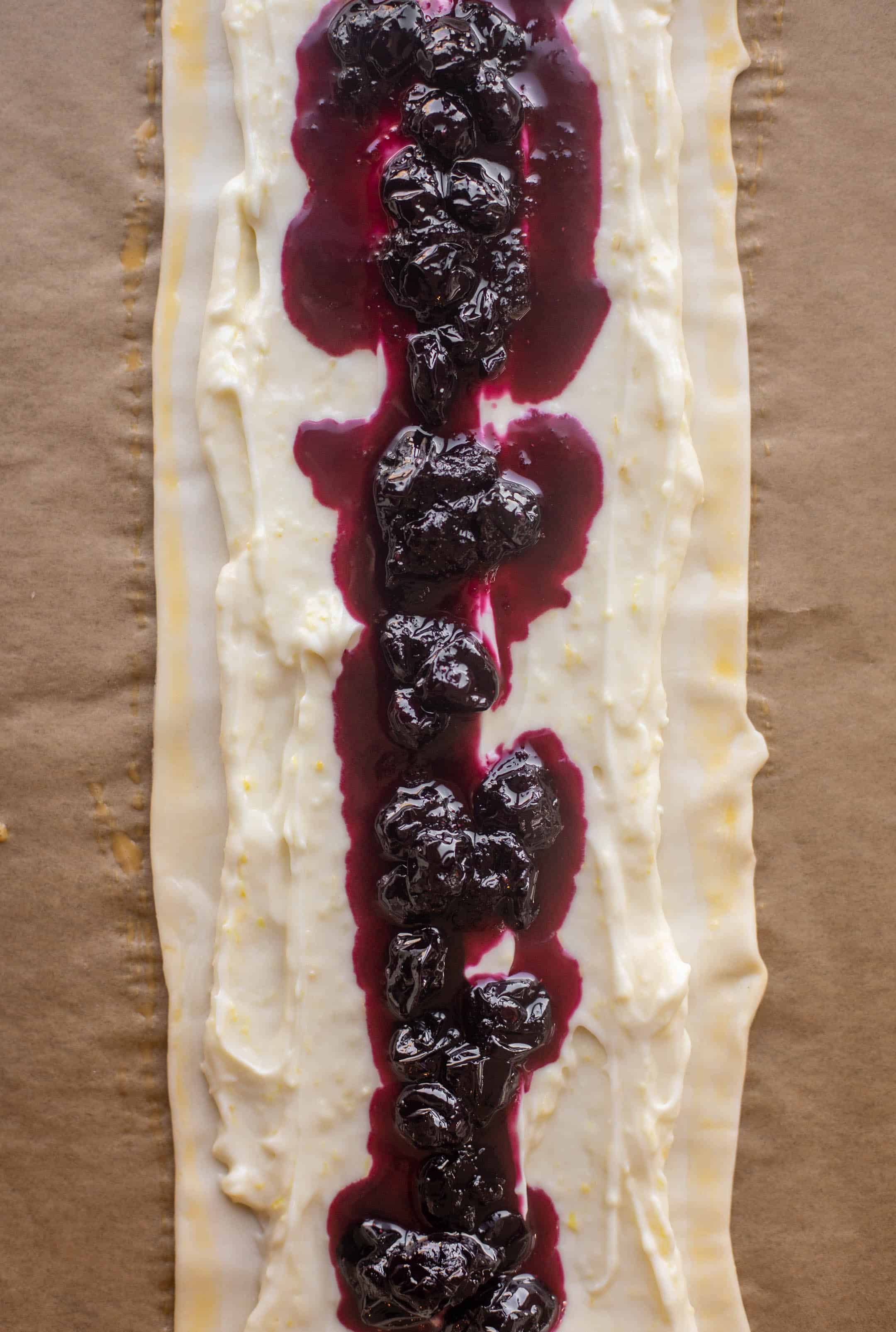 lemon blueberry cheese danish