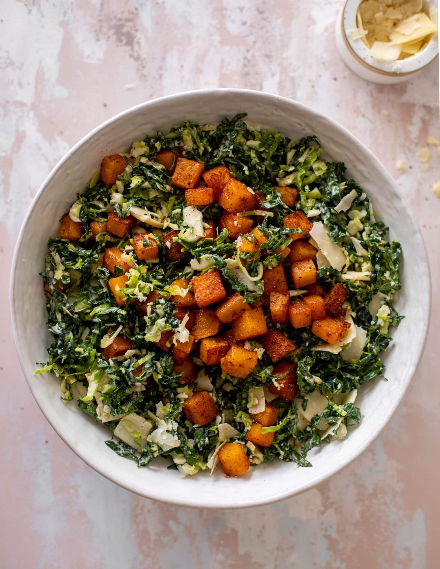 winter Caesar salad