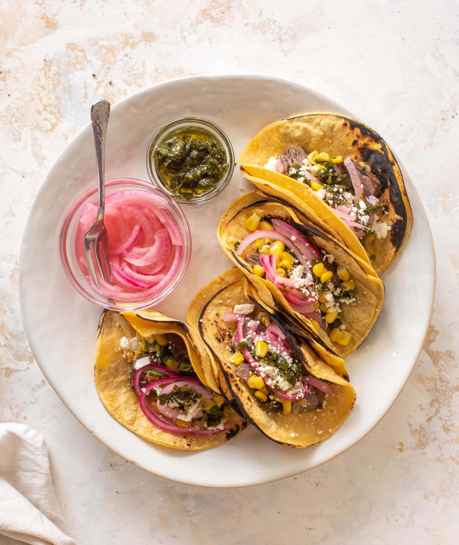 grilled steak tacos
