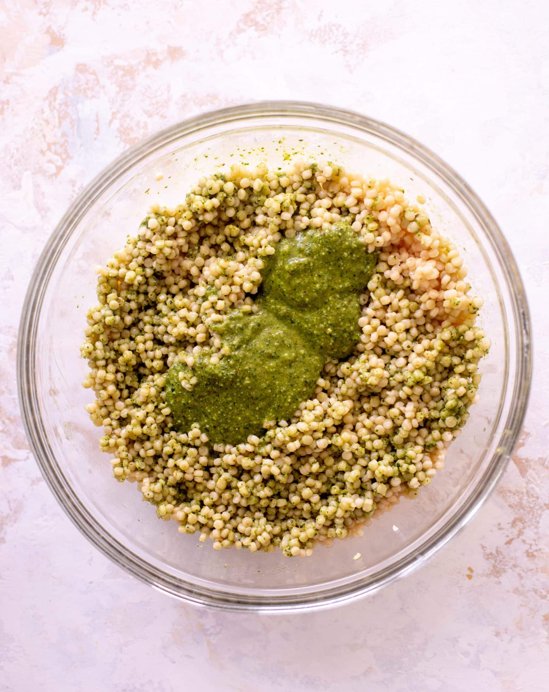easy caprese couscous