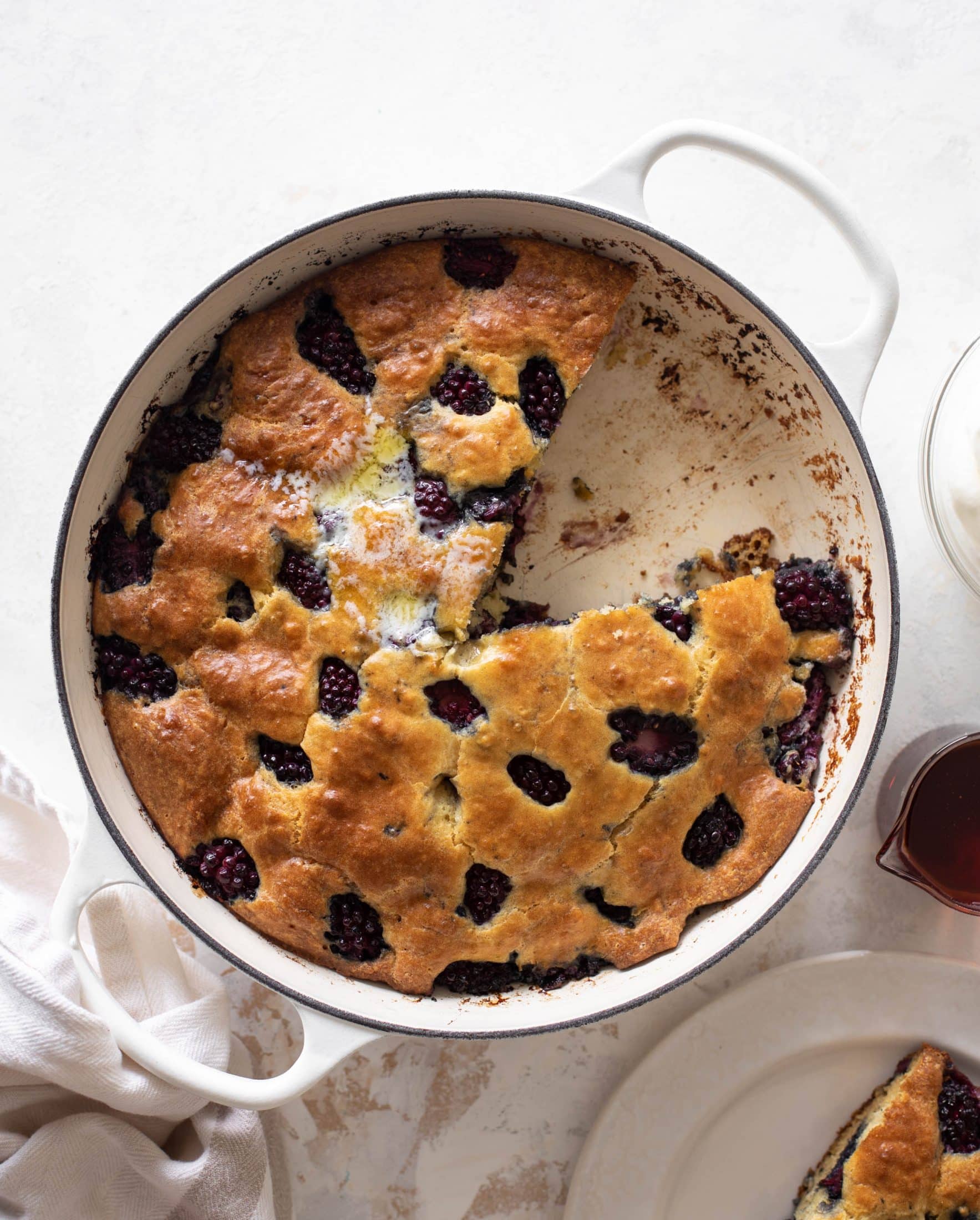 blackberry skillet pancake
