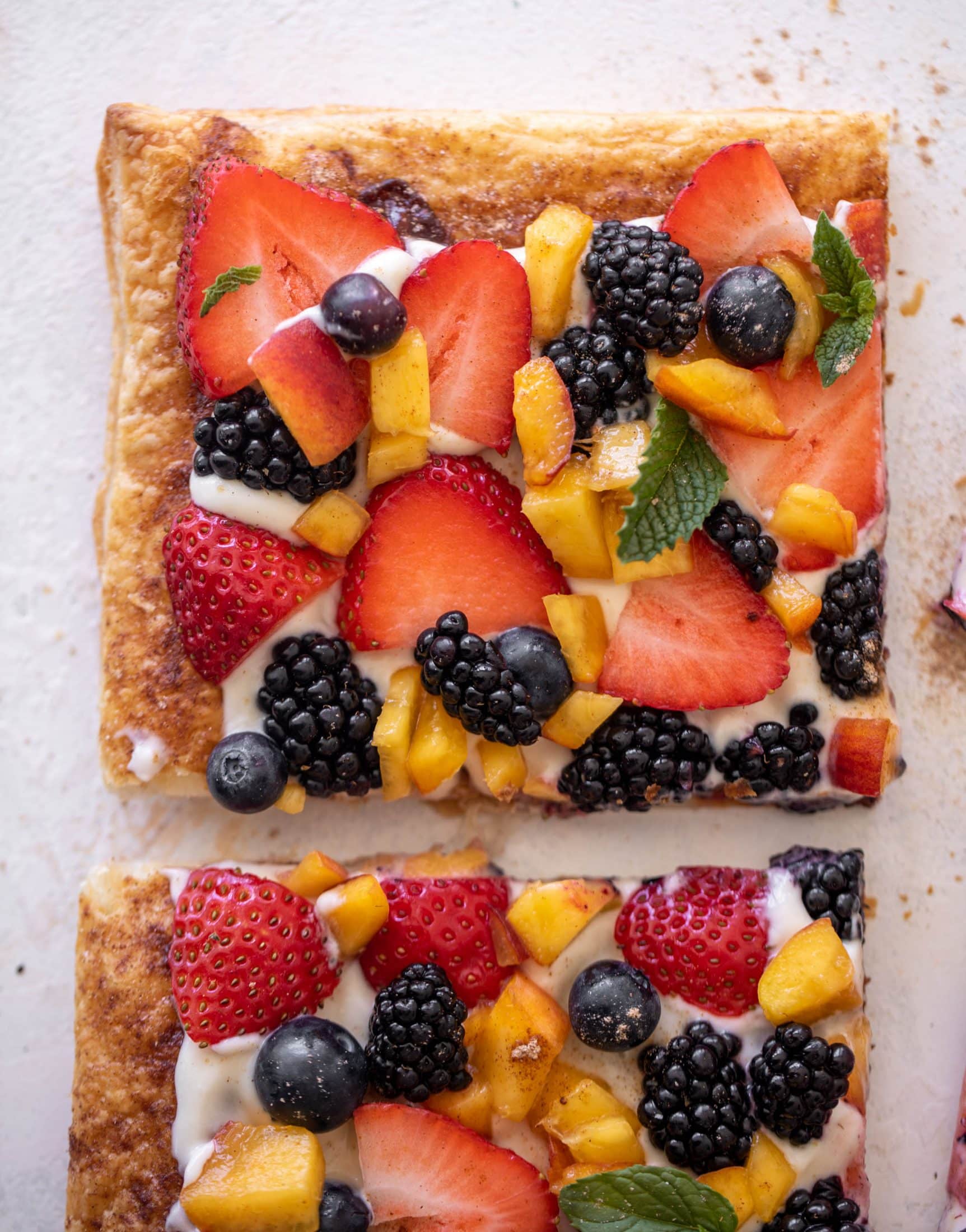 puff pastry fruit pizza