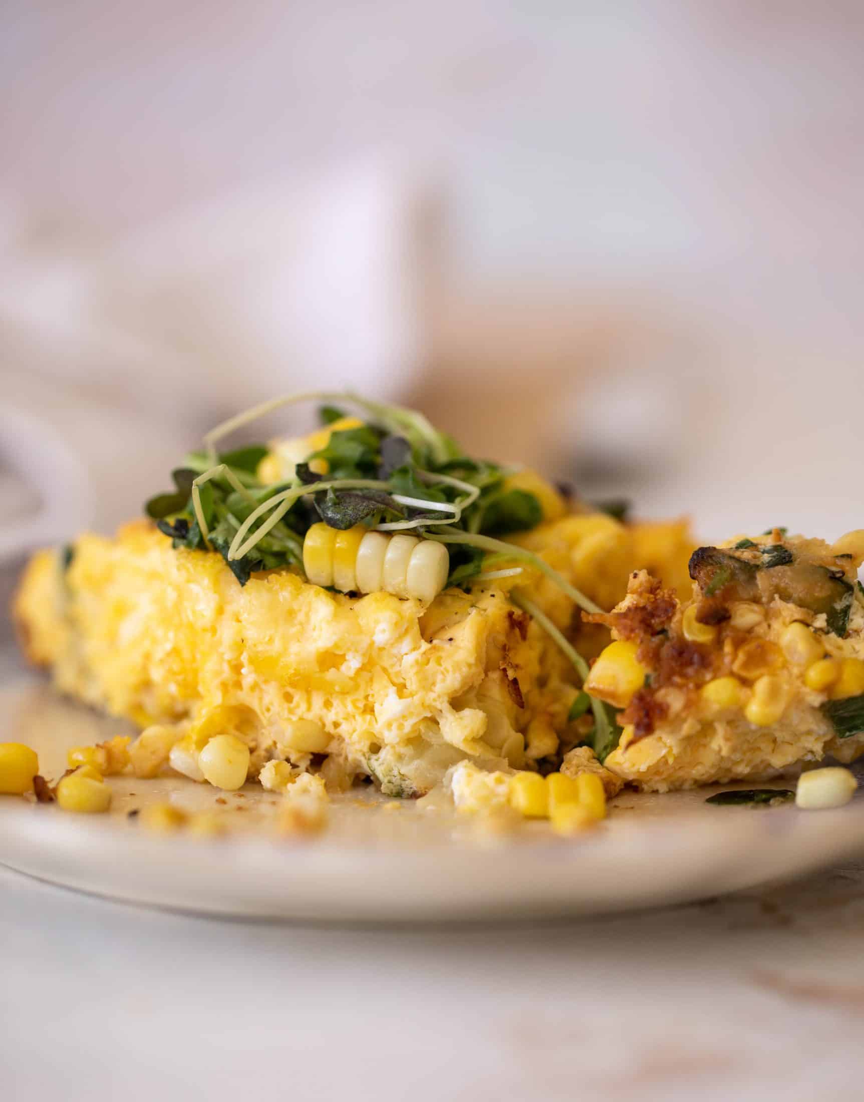 zucchini corn frittata